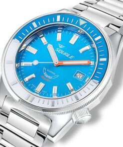 Alternative view of Squale 60 Atmos Matic Light Blue Bracelet MATICXSE.SQ22L