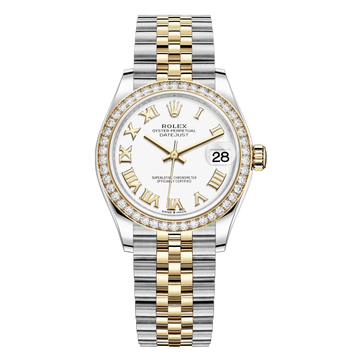 Rolex Datejust M278383RBR 31mm Yellow Gold