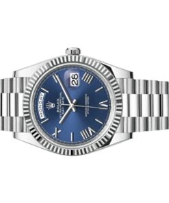 Alternative view of Rolex Day-Date 40 Platinum Blue Dial M228236
