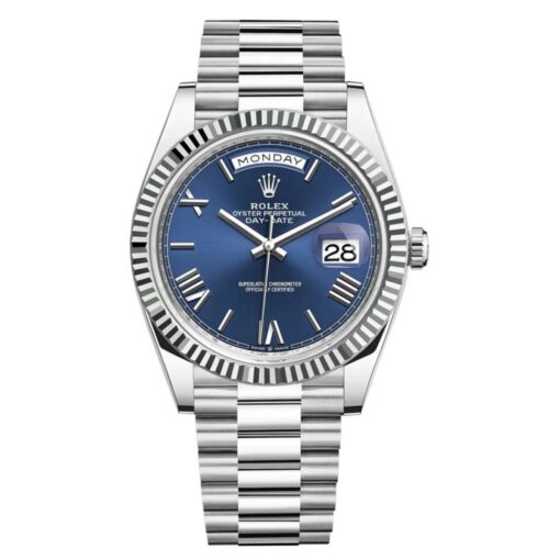 Rolex Day-Date 40 Platinum Blue Dial M228236
