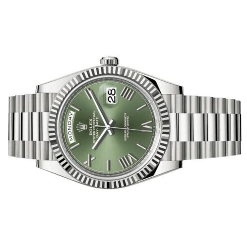 Rolex Day-Date 40 White Gold Green Dial M228239 - Image 2