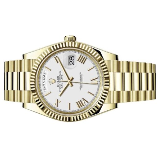 Rolex Day-Date 40 Yellow Gold White Dial M228238 - Image 2