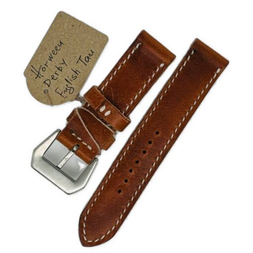 Horween Derby English Tau - Χειροποίητο λουράκι για Panerai - Image 2