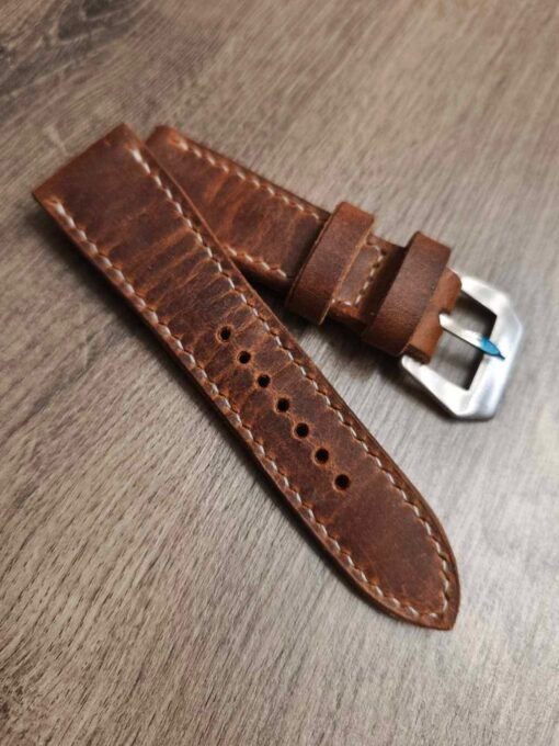 Pull-Up Oiled - Χειροποίητο λουράκι για Panerai - Image 4