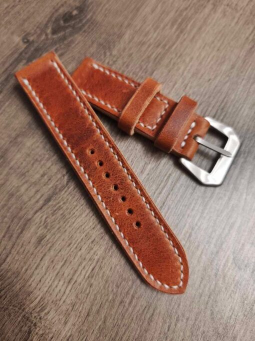 Horween Derby English Tau - Χειροποίητο λουράκι για Panerai - Image 6