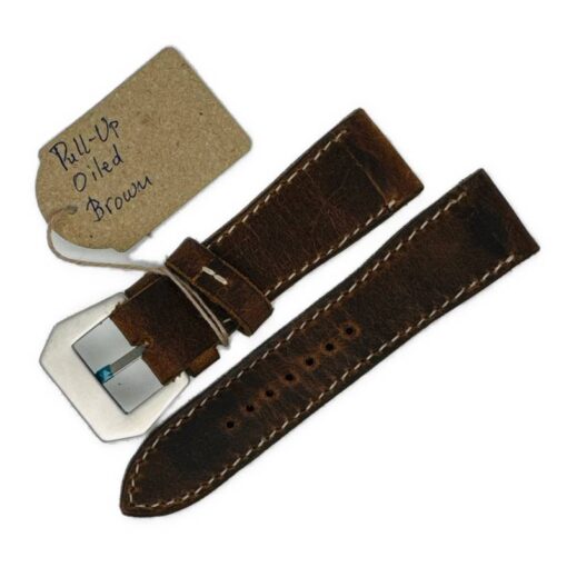 Pull-Up Oiled - Χειροποίητο λουράκι για Panerai - Image 2