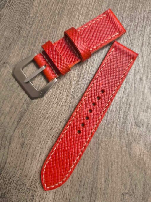 Walpier Buttero Hatch Leather - Χειροποίητο λουράκι για Panerai - Image 4