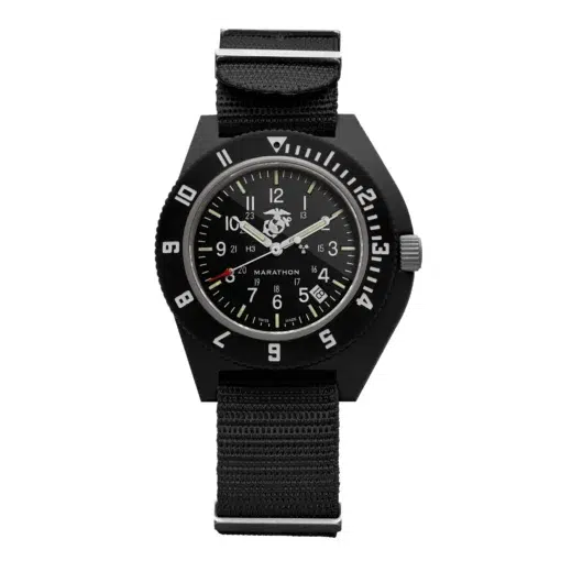 Marathon USMC Black Pilot's Navigator - 41mm - Nato