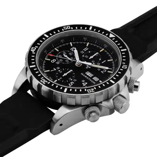 Marathon Jumbo Diver/Pilot's Automatic Chronograph (CSAR) - 46mm - Rubber - Image 3